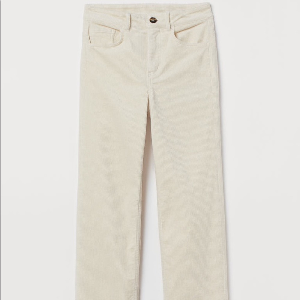 H&M ankle length corduroy pants